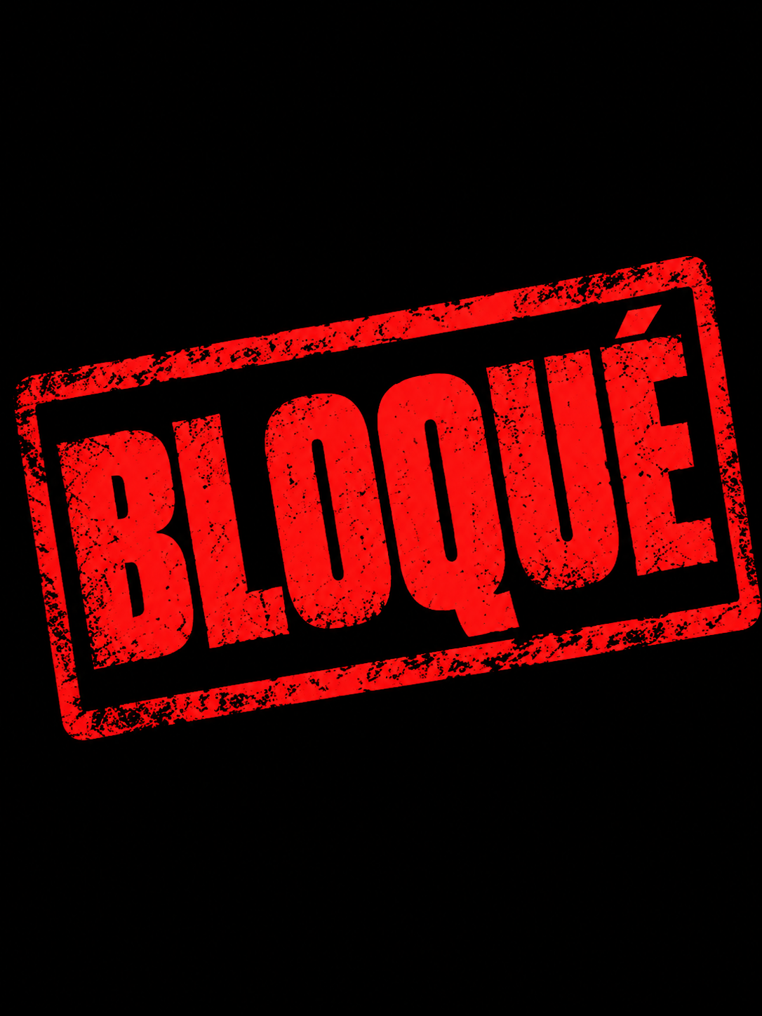 Bloqué